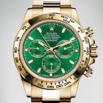 The male copy watches have green dials.