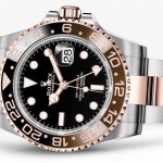 The 40 mm copy watches have black dials.