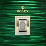 The luxury replica watches are paved with diamonds.