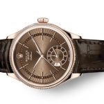 The brown dials copy watches have brown straps.