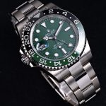 Golden Opulence VS. Icy Sophistication: The UK Perfect Rolex Sky-Dweller In Yellow Gold And GMT-Master II Replica Watches Online In White Gold With Green Dials