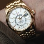High Quality Replica Rolex Sky-Dweller 336938 18K Yellow-Gold Watches UK